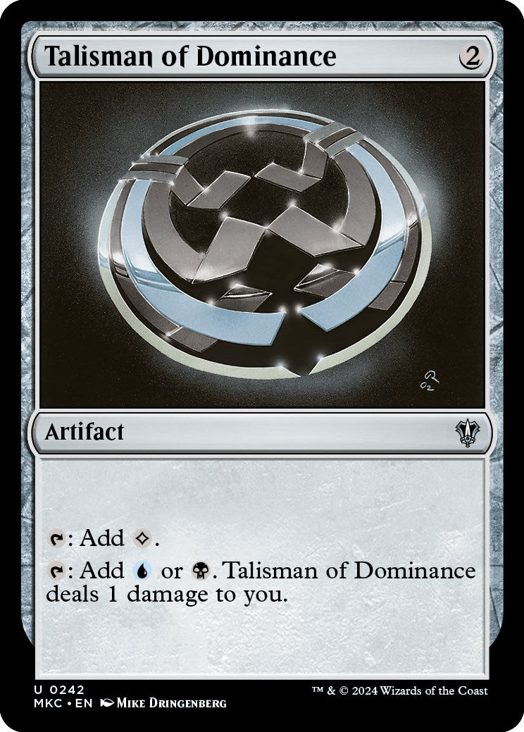 Talisman of Dominance [Murders at Karlov Manor Commander] | Webway Games