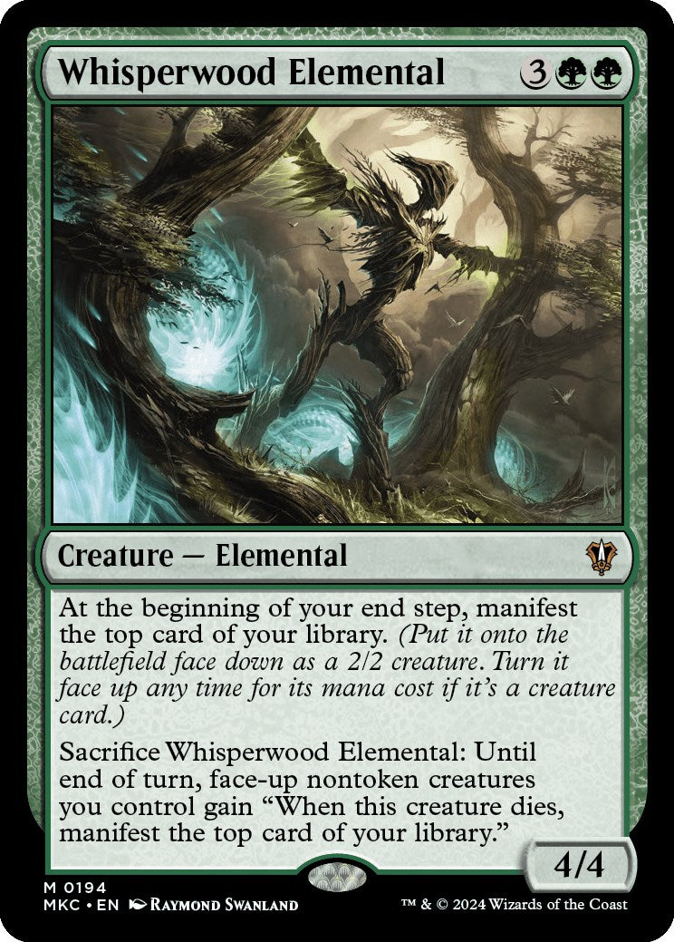 Whisperwood Elemental [Murders at Karlov Manor Commander] | Webway Games