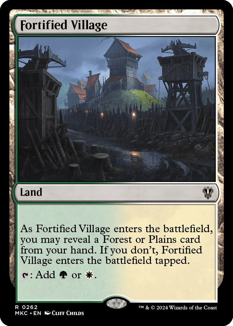 Fortified Village [Murders at Karlov Manor Commander] | Webway Games