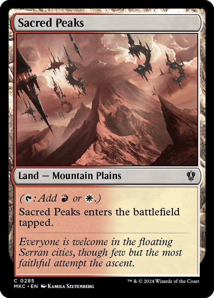 Sacred Peaks [Murders at Karlov Manor Commander] | Webway Games