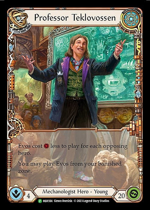 Professor Teklovossen [HER104] (Promo)  Cold Foil | Webway Games