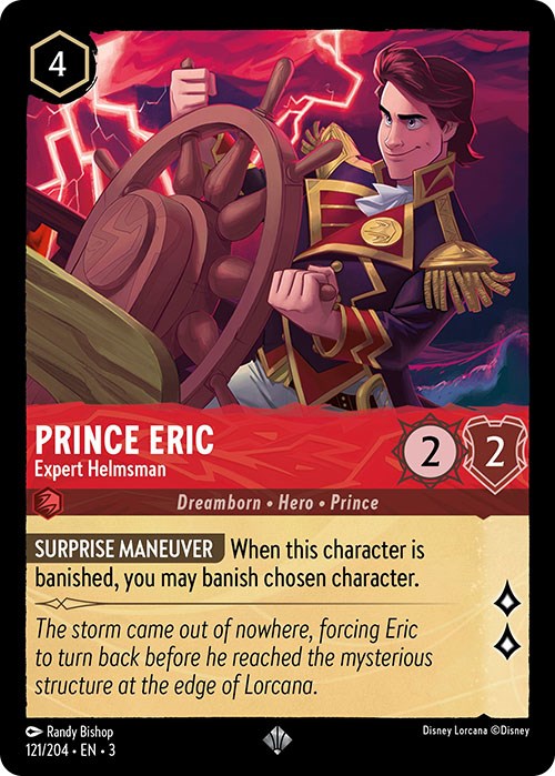 Prince Eric - Expert Helmsman (121/204) [Into the Inklands] | Webway Games