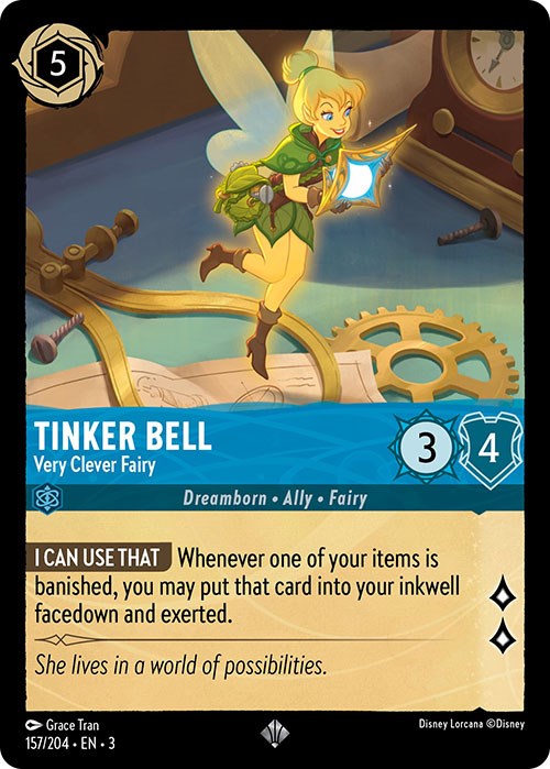 Tinker Bell - Very Clever Fairy (157/204) [Into the Inklands] | Webway Games