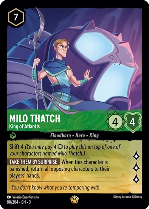 Milo Thatch - King of Atlantis (80/204) [Into the Inklands] | Webway Games
