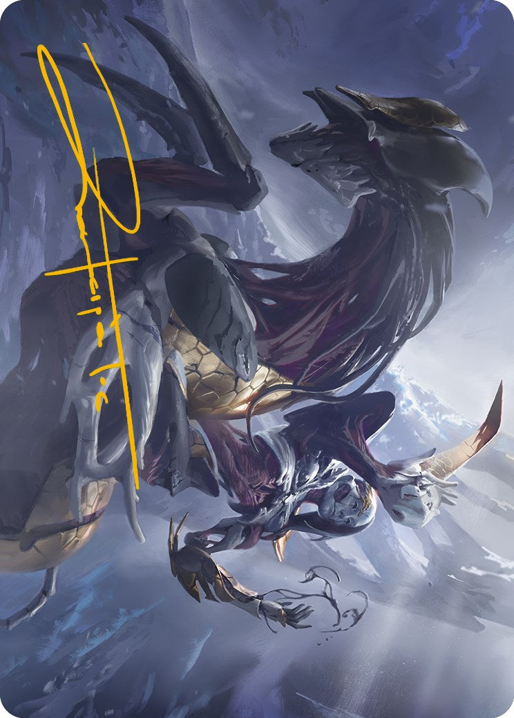 Ria Ivor, Bane of Bladehold Art Card (Gold-Stamped Signature) [Phyrexia: All Will Be One Art Series] | Webway Games
