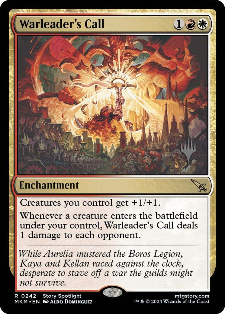 Warleader's Call (Promo Pack) [Murders at Karlov Manor Promos] | Webway Games
