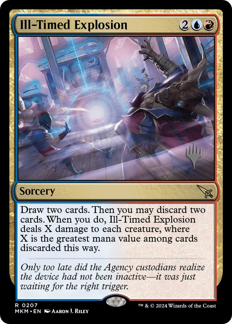Ill-Timed Explosion (Promo Pack) [Murders at Karlov Manor Promos] | Webway Games
