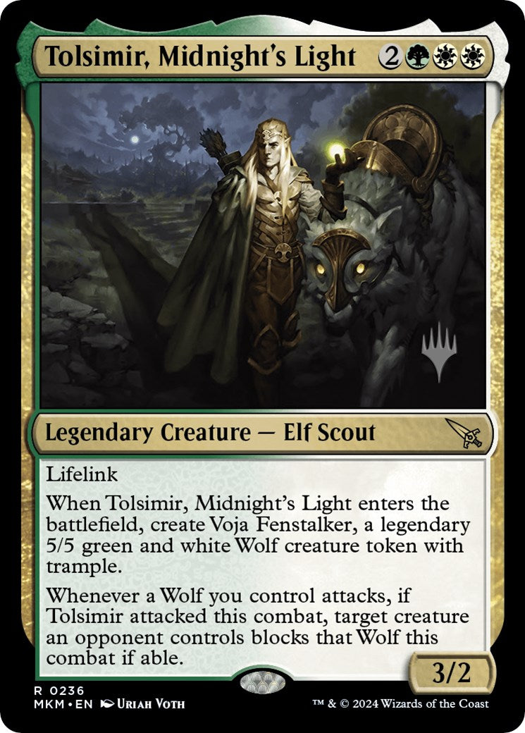 Tolsimir, Midnight's Light (Promo Pack) [Murders at Karlov Manor Promos] | Webway Games