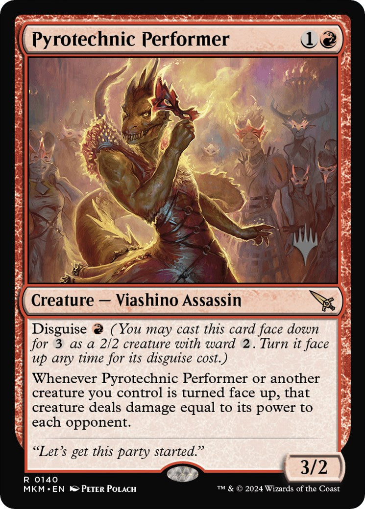 Pyrotechnic Performer (Promo Pack) [Murders at Karlov Manor Promos] | Webway Games