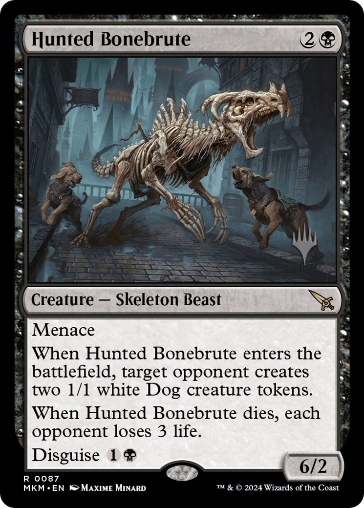 Hunted Bonebrute (Promo Pack) [Murders at Karlov Manor Promos] | Webway Games