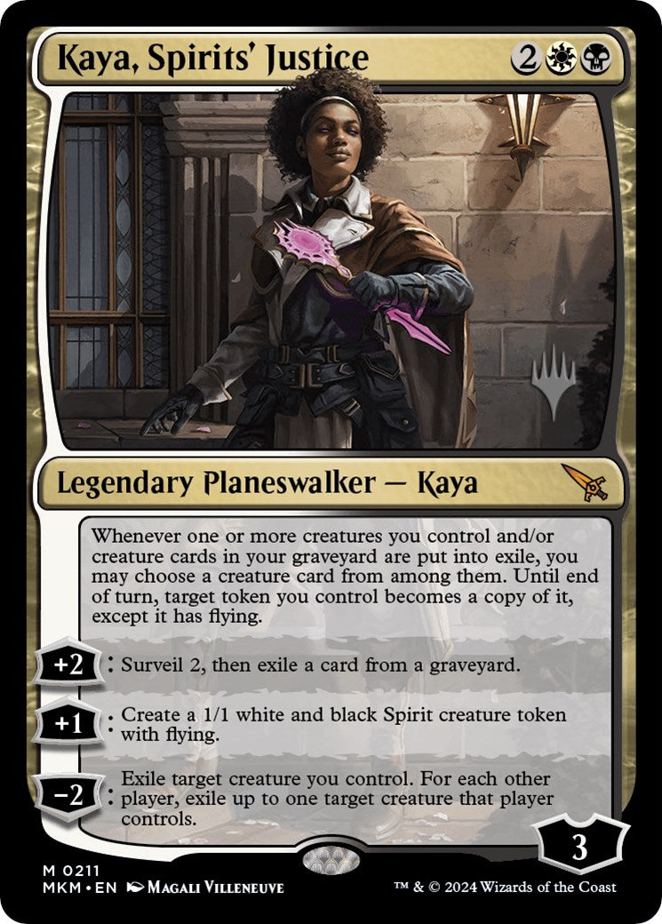Kaya, Spirits' Justice (Promo Pack) [Murders at Karlov Manor Promos] | Webway Games