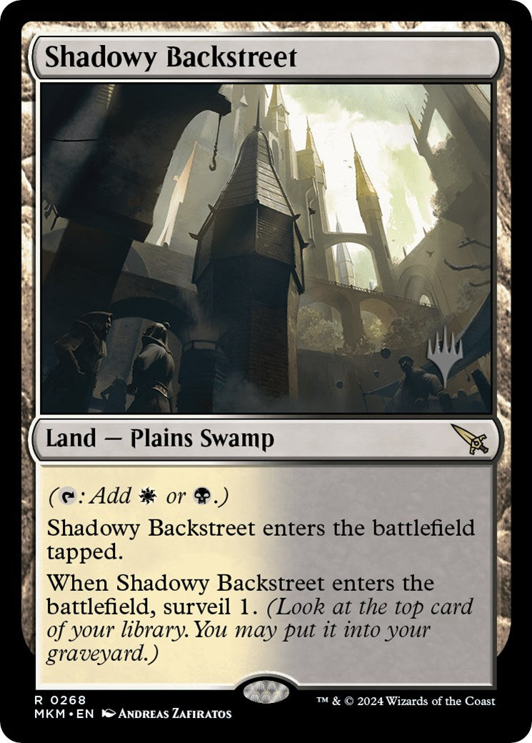 Shadowy Backstreet (Promo Pack) [Murders at Karlov Manor Promos] | Webway Games
