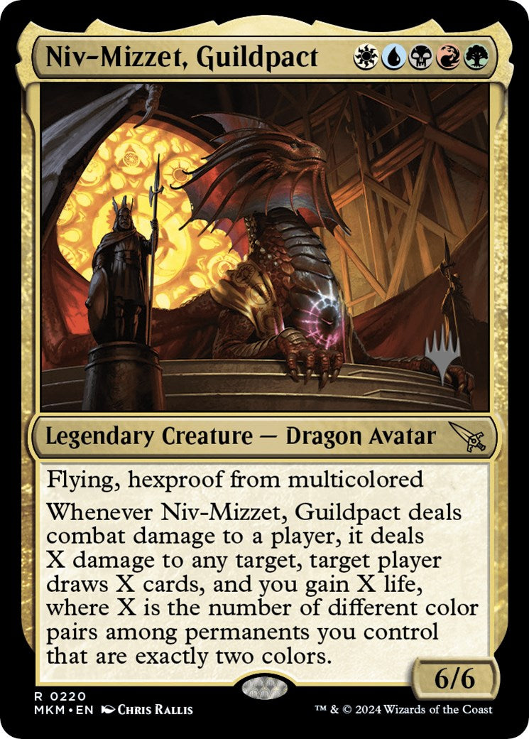 Niv-Mizzet, Guildpact (Promo Pack) [Murders at Karlov Manor Promos] | Webway Games