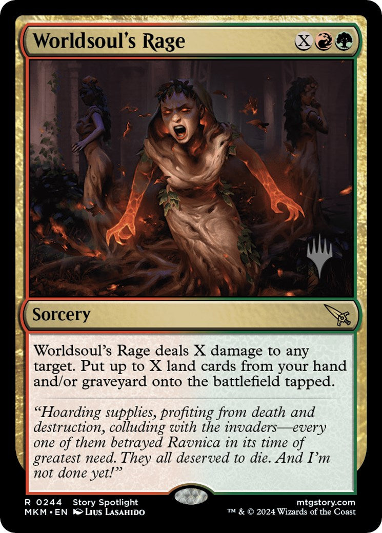 Worldsoul's Rage (Promo Pack) [Murders at Karlov Manor Promos] | Webway Games
