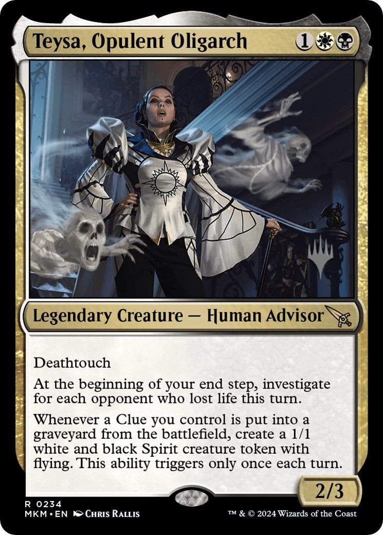 Teysa, Opulent Oligarch (Promo Pack) [Murders at Karlov Manor Promos] | Webway Games