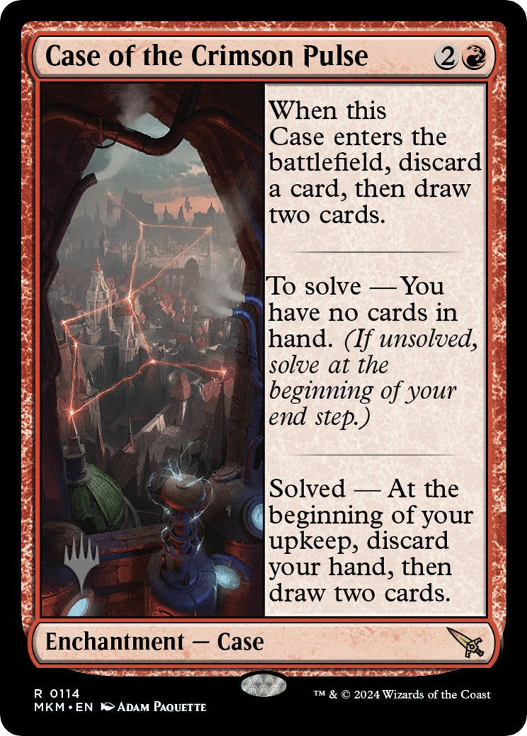 Case of the Crimson Pulse (Promo Pack) [Murders at Karlov Manor Promos] | Webway Games