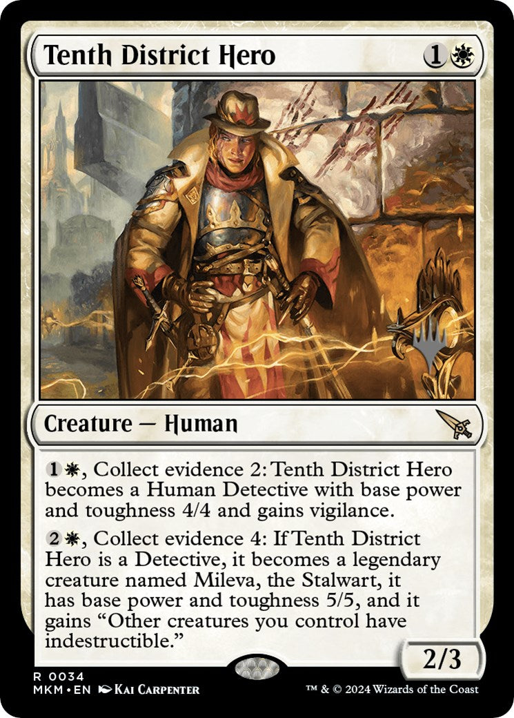 Tenth District Hero (Promo Pack) [Murders at Karlov Manor Promos] | Webway Games