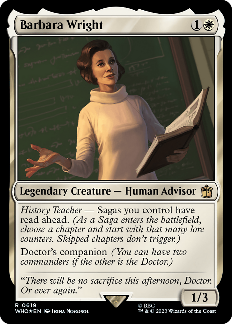Barbara Wright (Surge Foil) [Doctor Who] | Webway Games