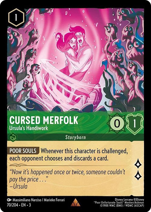 Cursed Merfolk - Ursula's Handiwork (70/204) [Into the Inklands] | Webway Games
