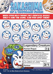 Sakashima of a Thousand Faces [Secret Lair Drop Series] | Webway Games