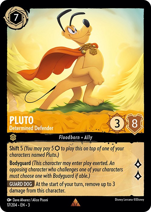 Pluto - Determined Defender (17/204) [Into the Inklands] | Webway Games
