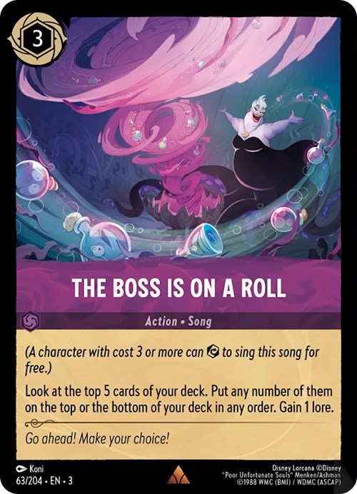 The Boss is on a Roll (63/204) [Into the Inklands] | Webway Games