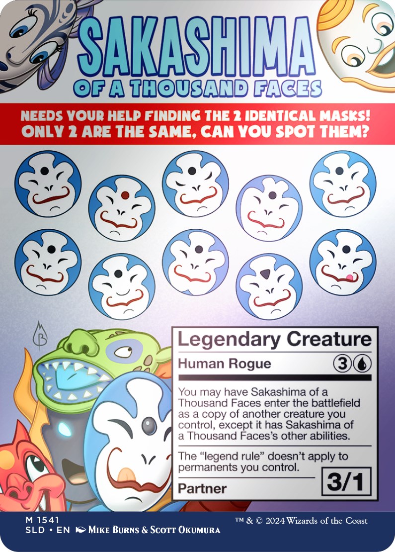 Sakashima of a Thousand Faces (Rainbow Foil) [Secret Lair Drop Series] | Webway Games