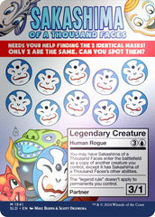 Sakashima of a Thousand Faces (Rainbow Foil) [Secret Lair Drop Series] | Webway Games