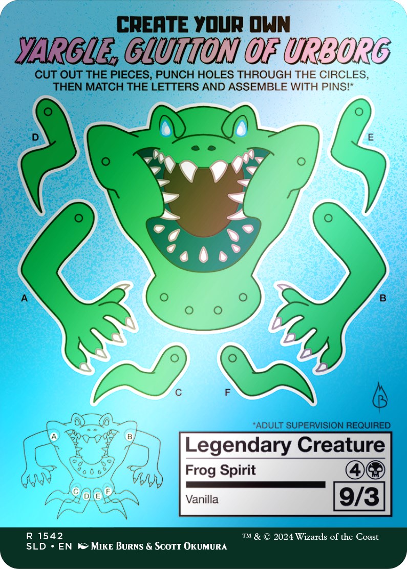 Yargle, Glutton of Urborg (Rainbow Foil) [Secret Lair Drop Series] | Webway Games