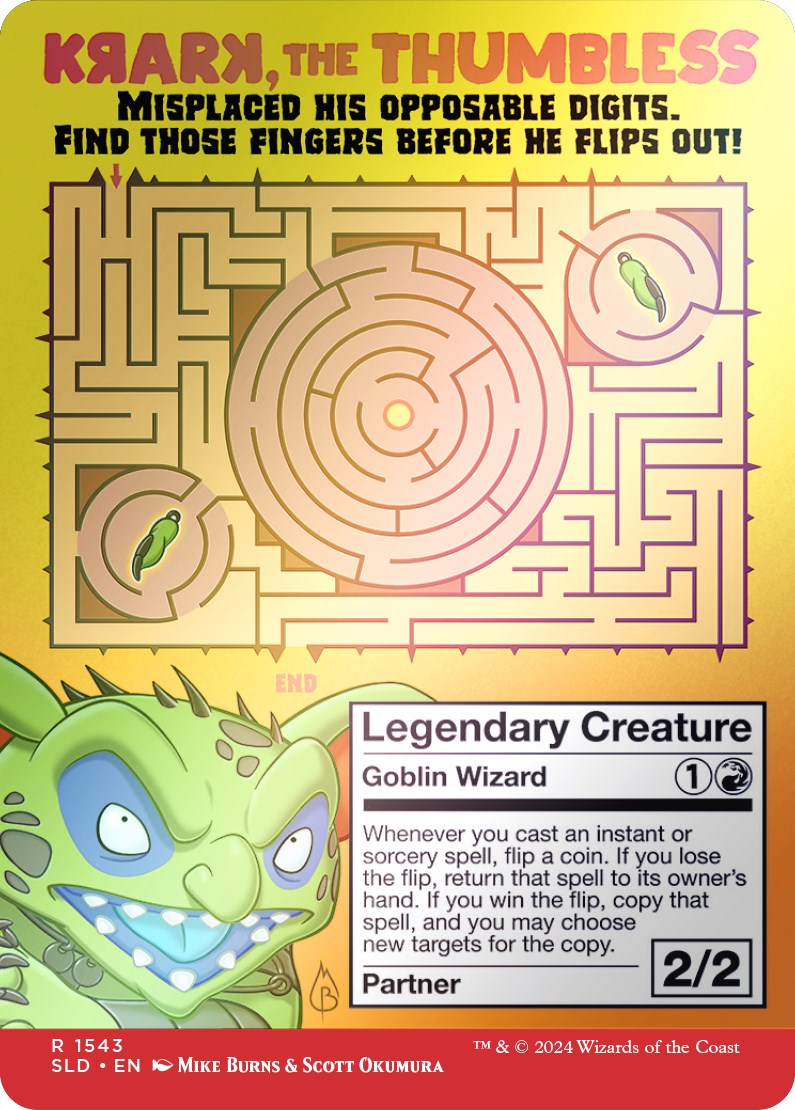 Krark, the Thumbless (Rainbow Foil) [Secret Lair Drop Series] | Webway Games