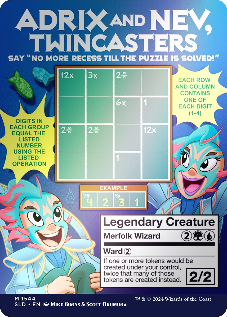 Adrix and Nev, Twincasters (Rainbow Foil) [Secret Lair Drop Series] | Webway Games