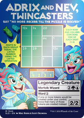 Adrix and Nev, Twincasters (Rainbow Foil) [Secret Lair Drop Series] | Webway Games