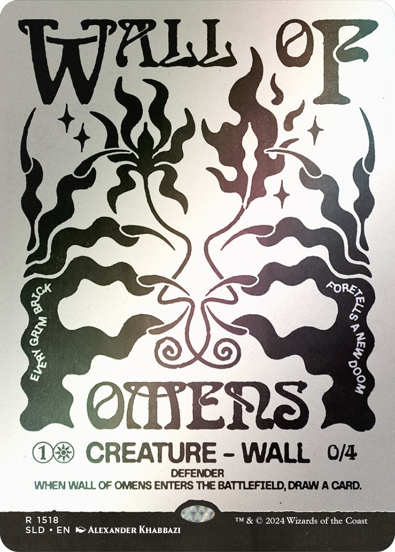 Wall of Omens (Rainbow Foil) [Secret Lair Drop Series] | Webway Games