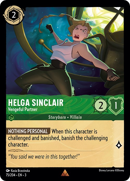 Helga Sinclair - Vengeful Partner (75/204) [Into the Inklands] | Webway Games