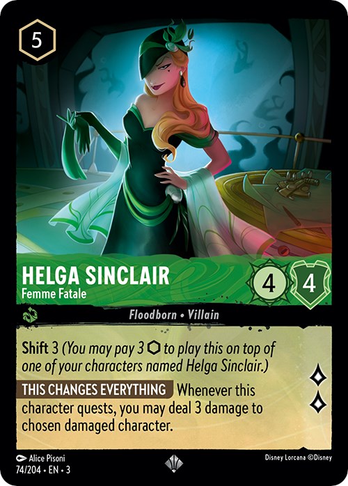 Helga Sinclair - Femme Fatale (74/204) [Into the Inklands] | Webway Games