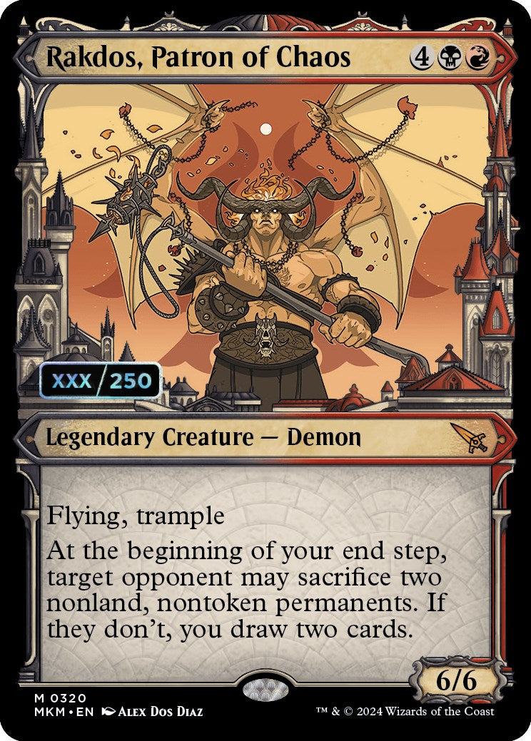 Rakdos, Patron of Chaos (Serialized) [Murders at Karlov Manor] | Webway Games