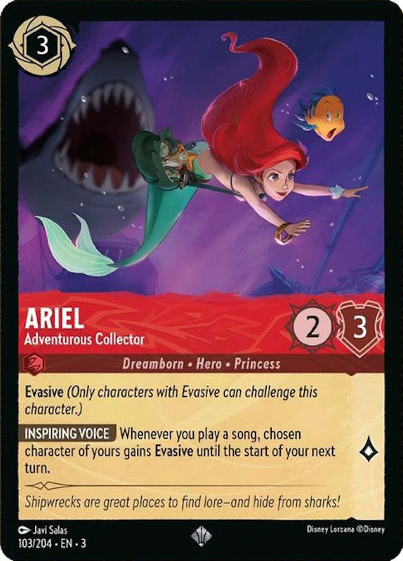Ariel - Adventurous Collector (103/204) [Into the Inklands] | Webway Games