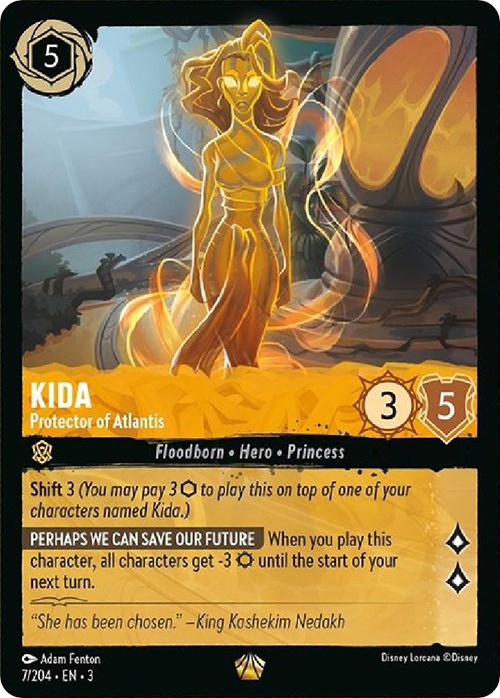 Kida - Protector of Atlantis (7/204) [Into the Inklands] | Webway Games