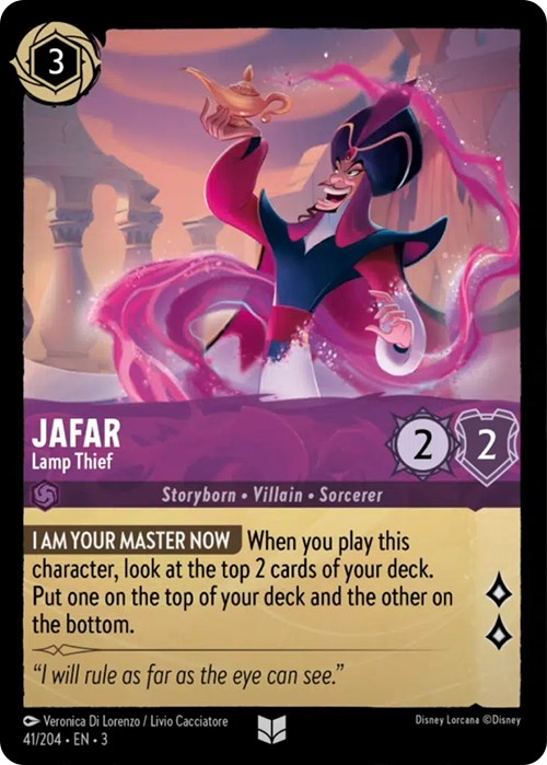 Jafar - Lamp Thief (41/204) [Into the Inklands] | Webway Games