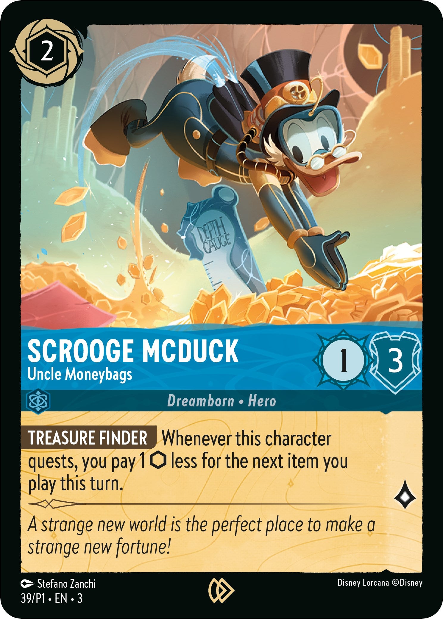 Scrooge McDuck - Uncle Moneybags (39) [Promo Cards] | Webway Games