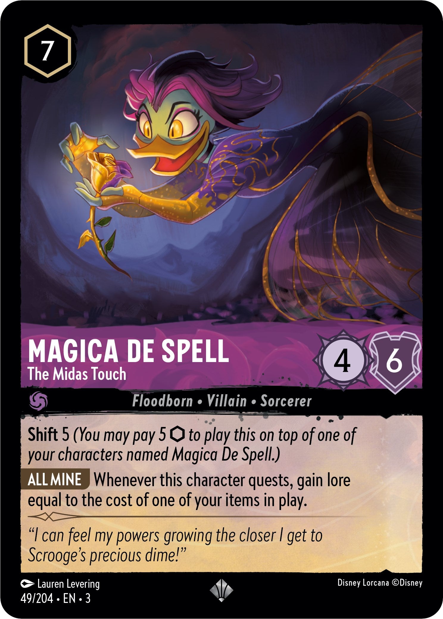 Magica De Spell - The Midas Touch (49/204) [Into the Inklands] | Webway Games