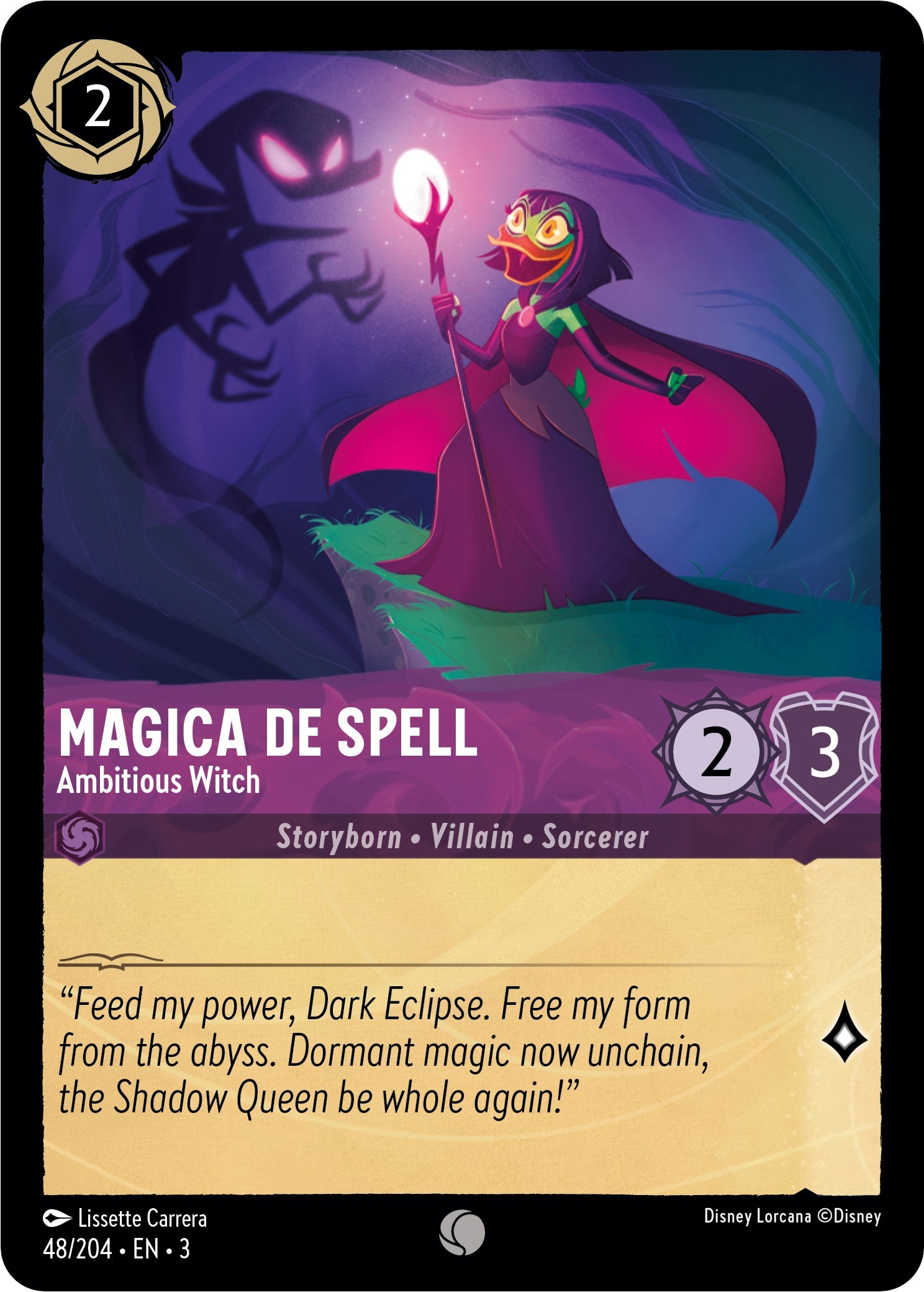 Magica De Spell - Ambitious Witch (48/204) [Into the Inklands] | Webway Games