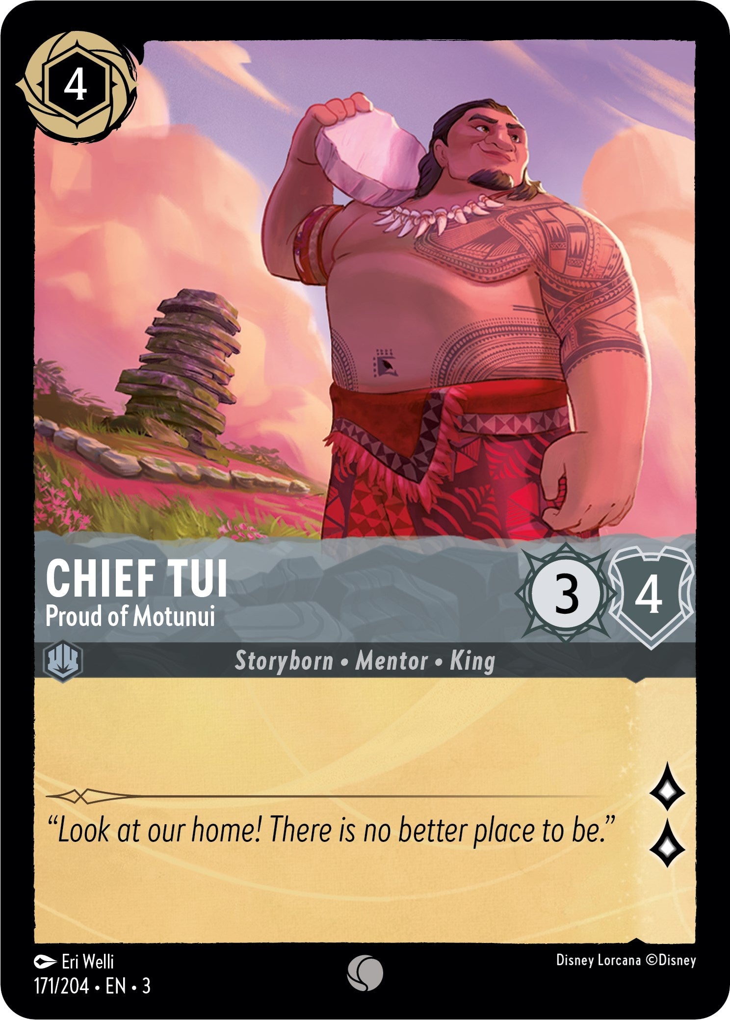 Chief Tui - Proud of Motunui (171/204) [Into the Inklands] | Webway Games