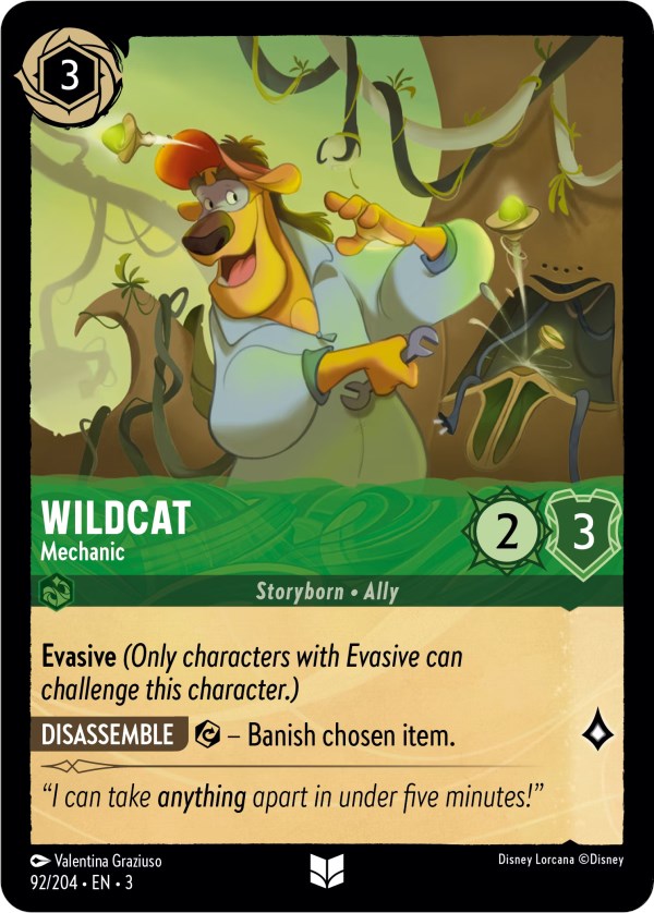 Wildcat - Mechanic (92/204) [Into the Inklands] | Webway Games