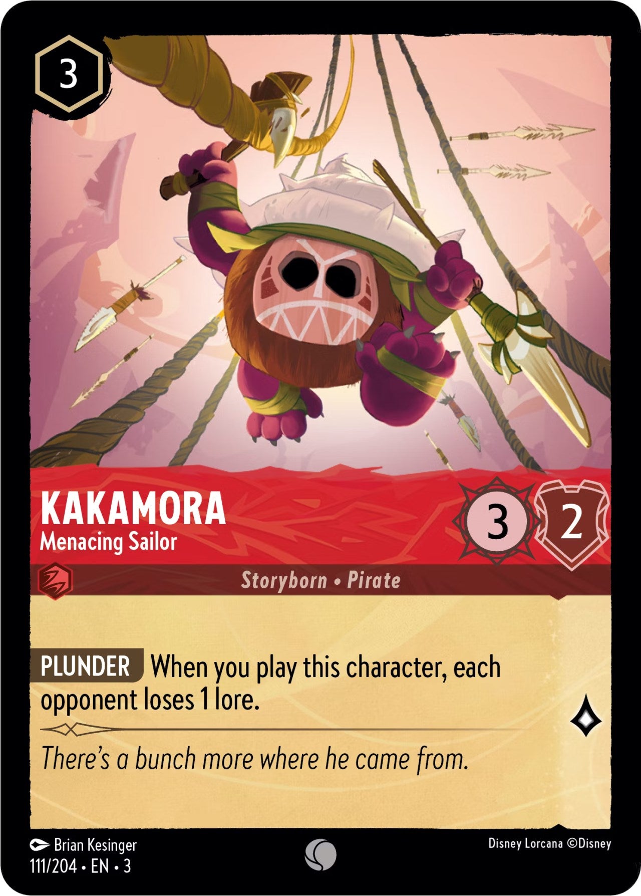 Kakamora - Menacing Sailor (111/204) [Into the Inklands] | Webway Games