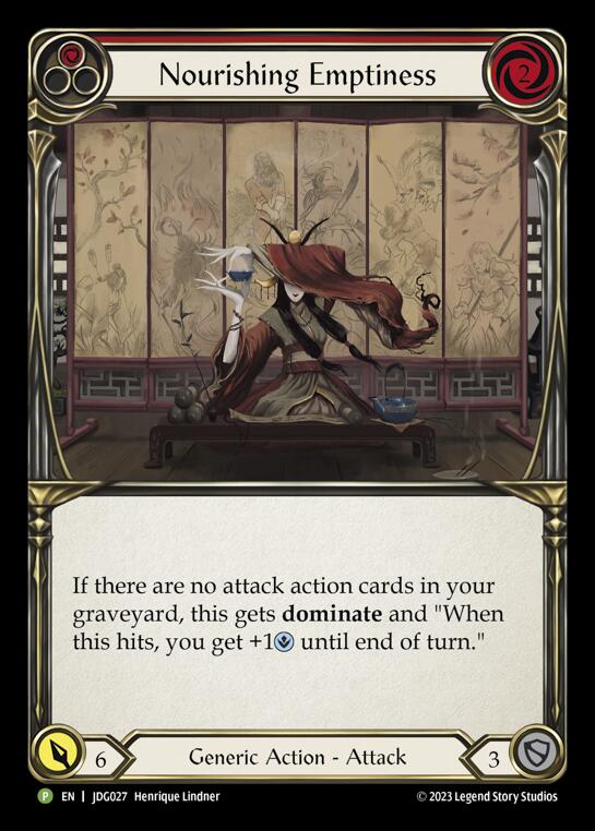 Nourishing Emptiness (Red) [JDG027] (Promo)  Cold Foil | Webway Games
