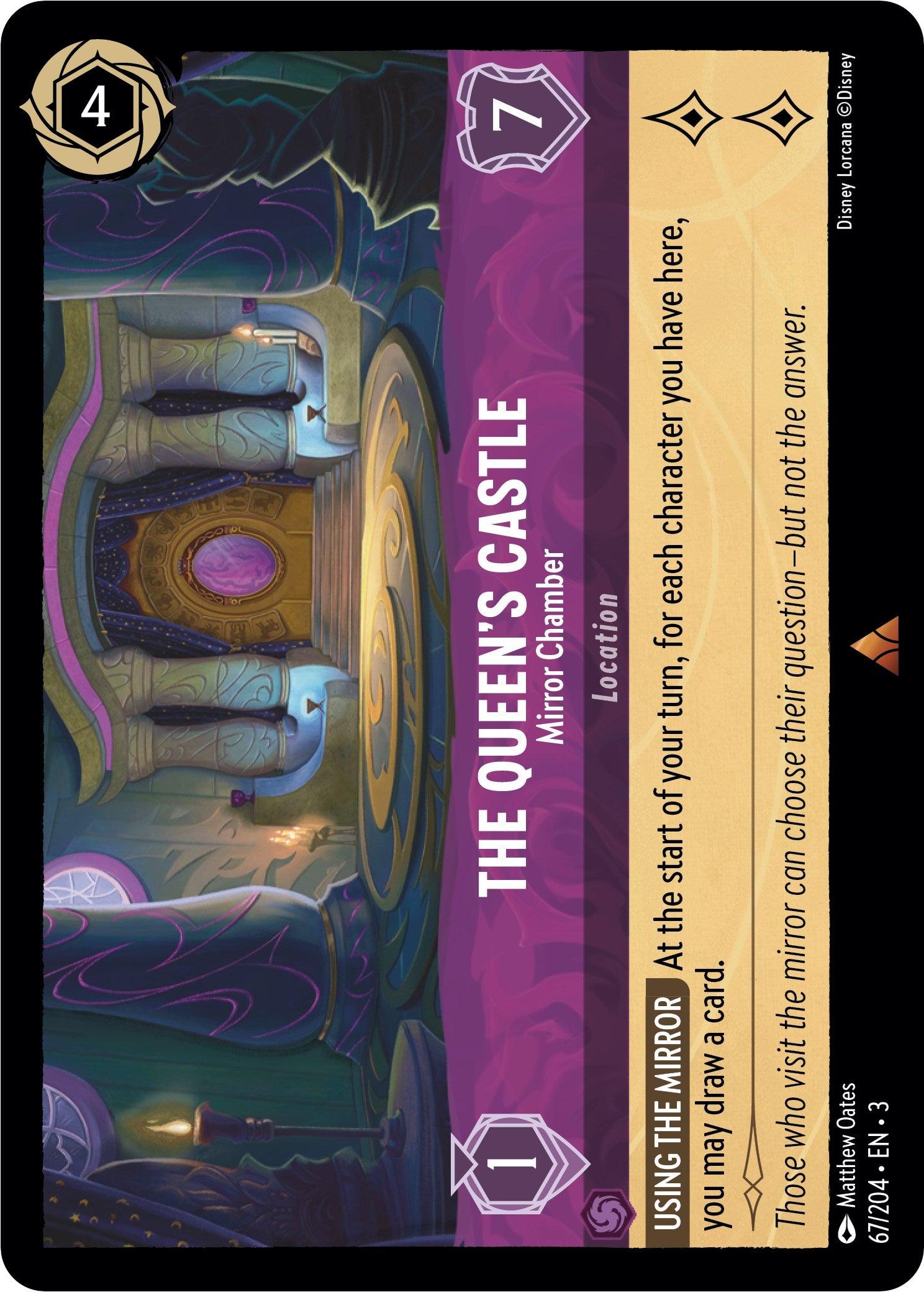 The Queen's Castle - Mirror Chamber (67/204) [Into the Inklands] | Webway Games