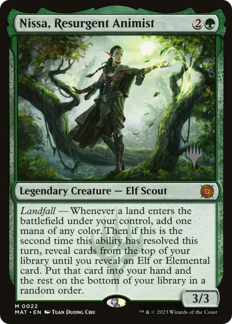 Nissa, Resurgent Animist (Promo Pack) [Murders at Karlov Manor Promos] | Webway Games