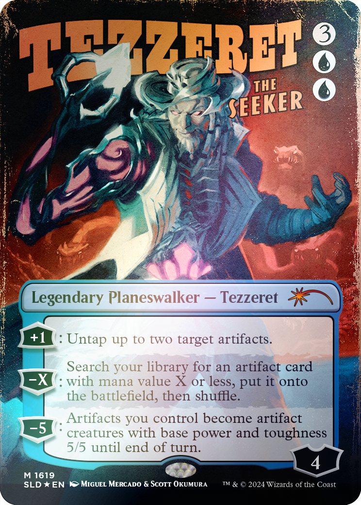 Tezzeret the Seeker (1619) (Rainbow Foil) [Secret Lair Drop Series] | Webway Games