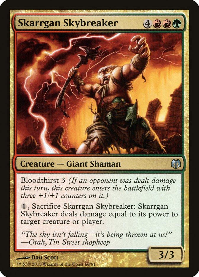 Skarrgan Skybreaker [Duel Decks: Heroes vs. Monsters] | Webway Games